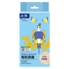 北纯纯生活有机燕麦380g 北纯有机粮，乐享纯生活
